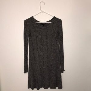 Forever 21 black and grey knit dress